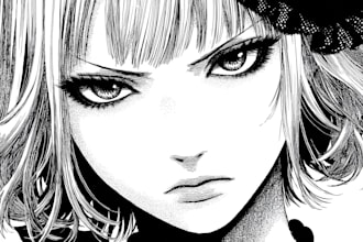 anime manga character illustration