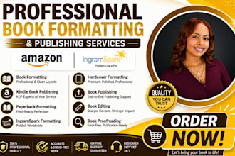 book editing proofreading, kindle book formatting, paperback formatting amazon