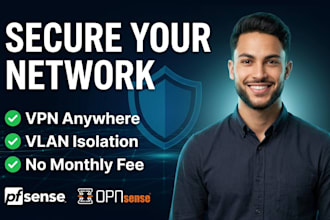 setup pfsense or opnsense firewall with wireguard vpn and vlans