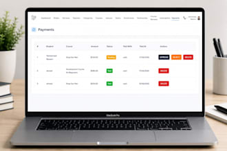 build a laravel admin dashboard and backend system