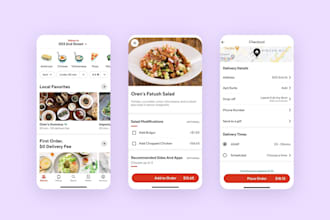 do restaurant app design food delivery app design, food ordering app development
