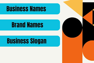 create unique business names, brand names and slogans