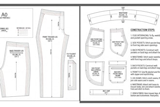 digital fashion sewing pattern grading drafting garment construction tech pack