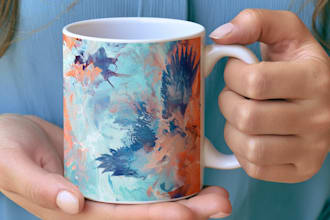 draw custom mug design
