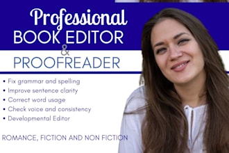 proofread, book edit, format your romance, memoir, non friction novel
