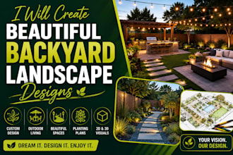 create beautiful backyard landscape designs