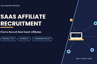 recruit high quality affiliates for you saas product