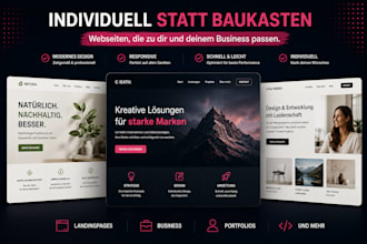 eine moderne responsive HTML webseite für dich erstellen