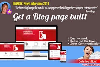 build a custom blog with wordpress on your hosting