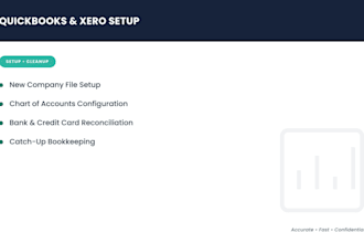 set up quickbooks online and fix your messy bookkeeping