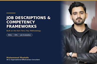 create job descriptions and competency frameworks
