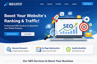 build a modern SEO friendly website with professional functionality