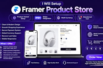 setup framer product variant stripe integration multi currency abandoned cart
