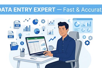 data entry, product upload, web scraping and email leads