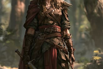 make dnd character design and illustration
