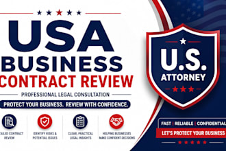 review your business contracts and provide professional legal consultation
