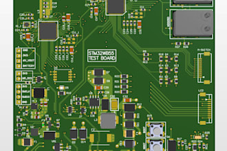 design esp32 stm32 or nrf pcb ready for manufacturing