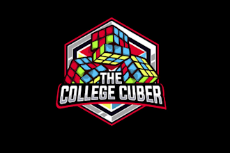 design professional rubik cube artist logo