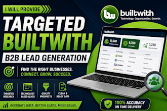 provide targeted builtwith b2b lead generation