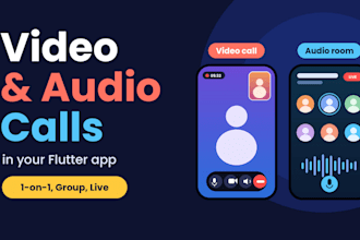 integrate video and audio call services in your flutter app
