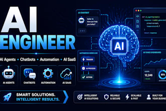 be your ai engineer for ai agents rag chatbots ai saas and automation