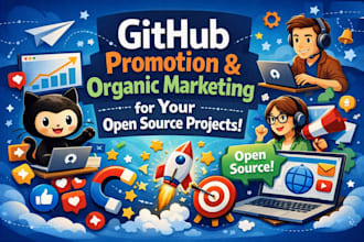 do github promotion and organic marketing for your open source projects