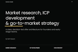 conduct market research and competitor analysis