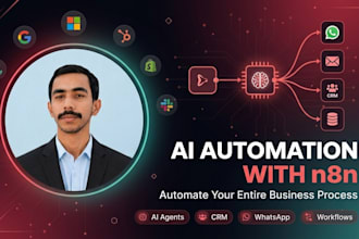 build ai automation workflows and ai agents with n8n for your business