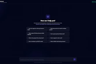 build a custom rag chatbot for you