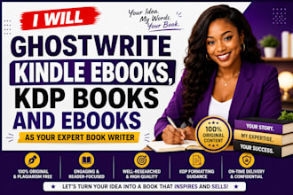 ghostwriter kindle writer kdp ghostwriter ebook writer book writer children book