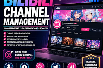 bilibili channel management, video marketing, SEO optimization and promotion
