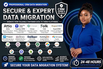 migrate data to attio twenty crm close folk espocrm frappe odoo doliber hubspot