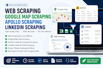 do web scraping and data extraction