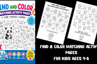 kids find color activity pages