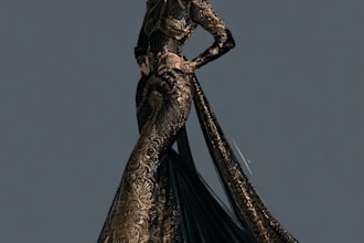 design a fashion illustration or sketch