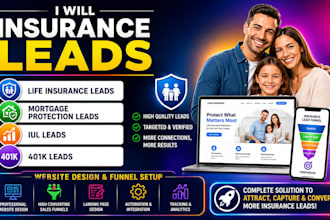 life insurance leads mortgage protection iul leads insurance leads 401k leads