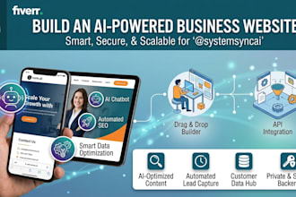 build an ai powered business website