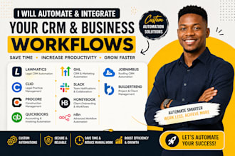 lawmatics clio procore ghl slack quickbooks honeybook jobnimbus buildertrend n8n
