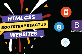 create a responsive HTML CSS bootstrap website