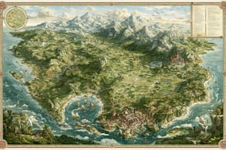 do fantasy map design