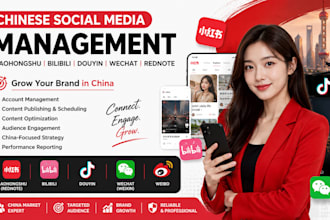 manage xiaohongshu bilibili douyin wechat rednote chinese social media manager