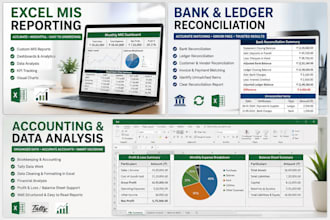 do bank ledger reconciliation and accounting in excel
