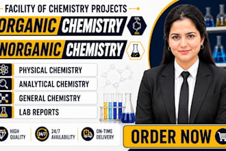 tutor you in organic, inorganic chemistry, physical, general, analytical