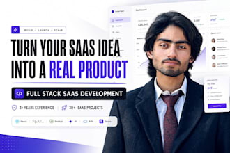 build a full stack saas web application