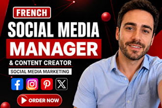 be your french social media manager and content creator social media marketing