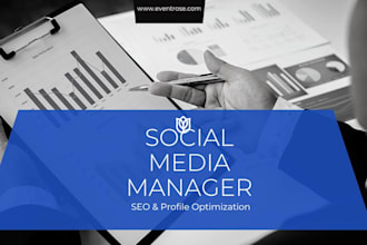 be your digital marketing manager and social media expert
