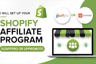set up your shopify affiliate program with goaffpro or uppromote