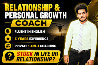 provide relationship advice, dating advice and personal growth coaching