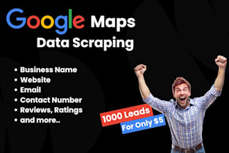 scrape google map data for lead generation