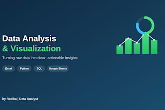 do data analysis and visualization in excel and python